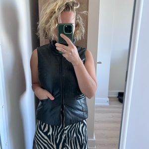 Leather vest Calvin Klein